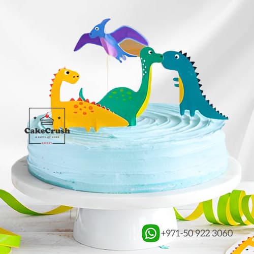 Dinosaur Edible Printed Cake