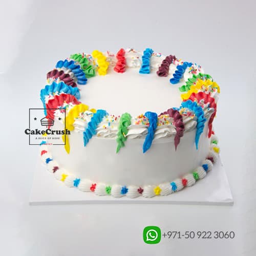 Rainbow Pastel Cake