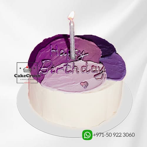 Purple Pastel Cake