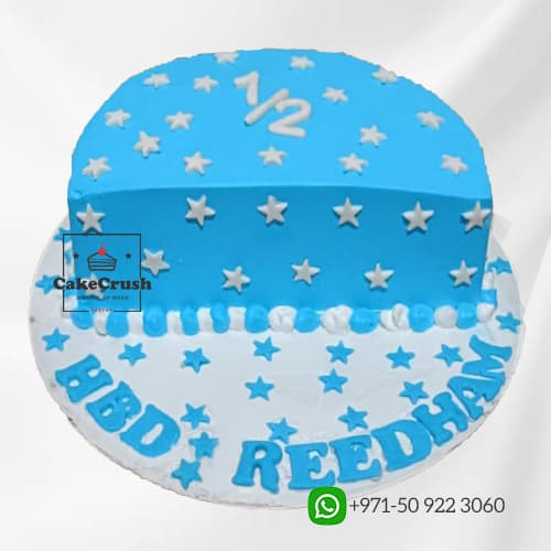 Half Year Birthday Cake