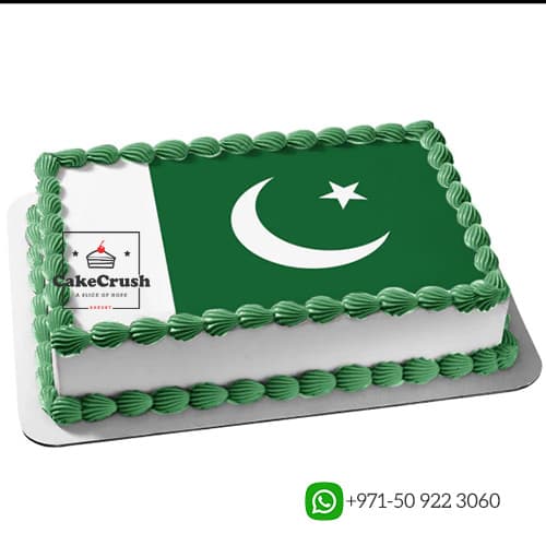 PAKISTAN FLAG CAKE