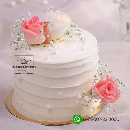 Addorable Fresh Flower Cake