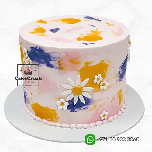 Floral Pastel Cake in dubai