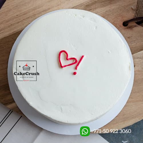 Heart on Cake