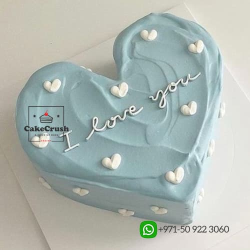 Heart Shape Pastel Cake