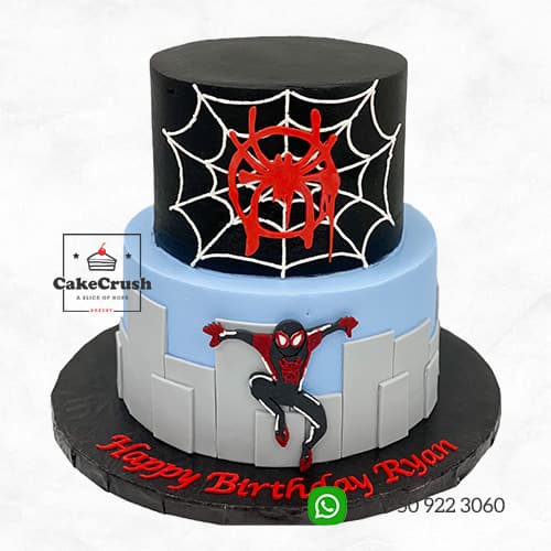 Spider Web Warrior Cake in dubai