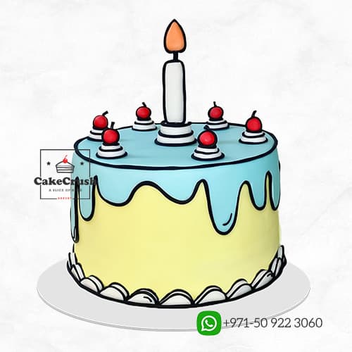 Comic Pop Art Cake