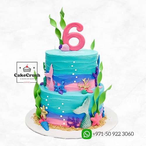 Ocean Dream Mermaid Cake in dubai