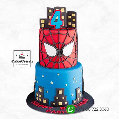 Spidey Web Blast Cake in dubai