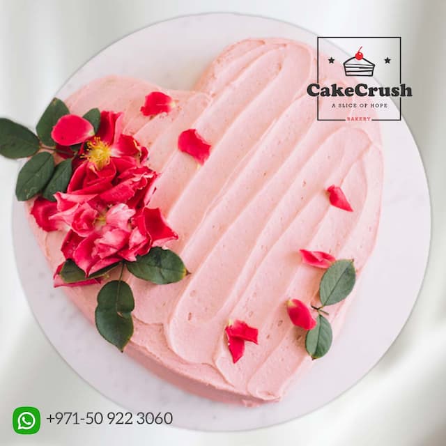 Rose Patel Heart shape cake