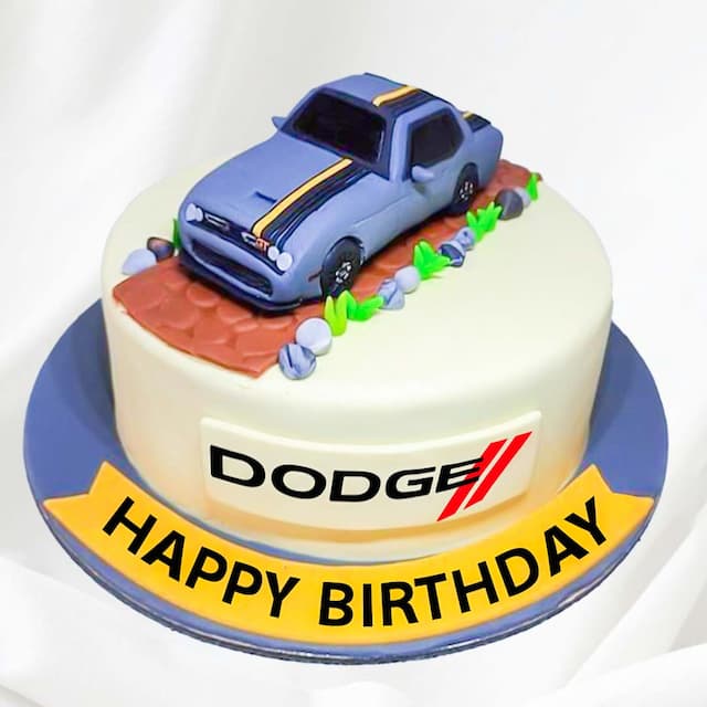 DODGE CAR THEME CAKE