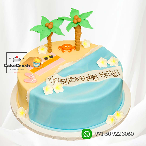 Seaside Party Vibes Cake