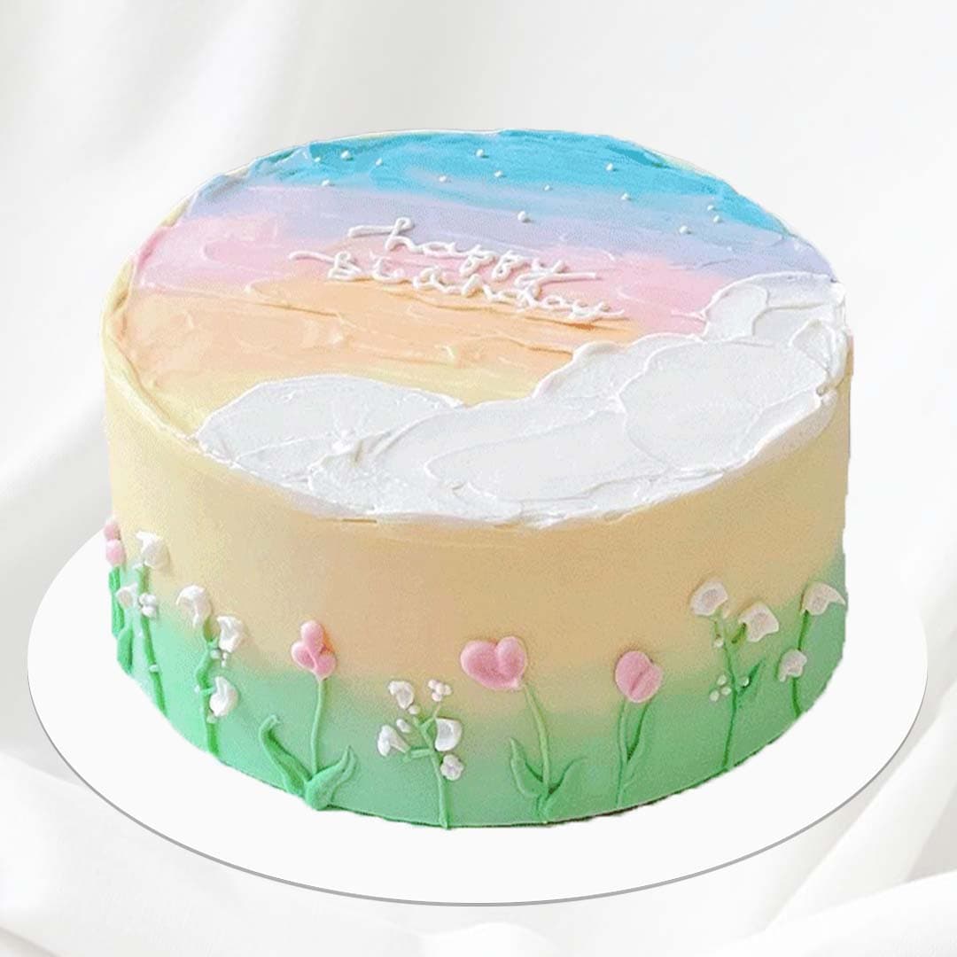 Tropical Sunshine Beach Cake in dubai