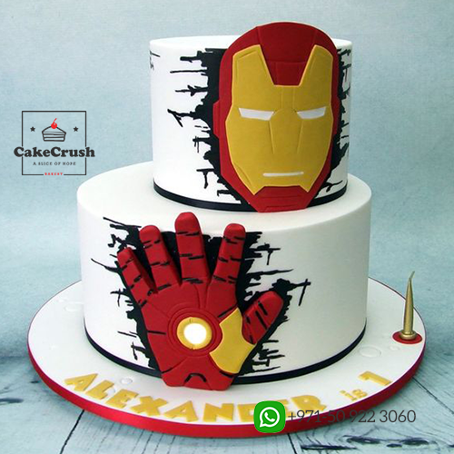 IRON MAN CELEBRATION CAKE in dubai