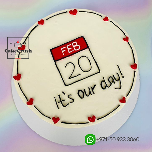 Its Our Day Couple Cake