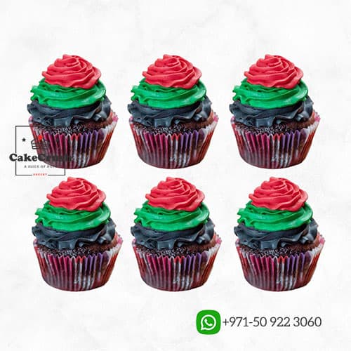 UAE National Day Cupcake
