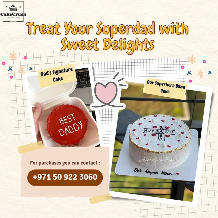 From Gratitude to Greatness: Father's Day Cakes That Honor Every Super Dad – CakeCrush Dubai