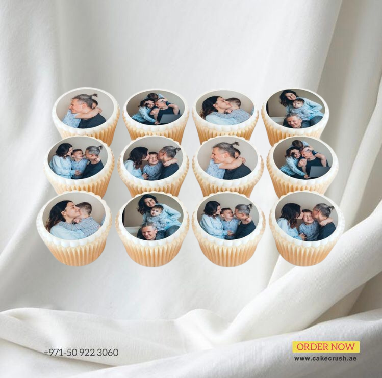 Custom Photo Cupcakes in dubai