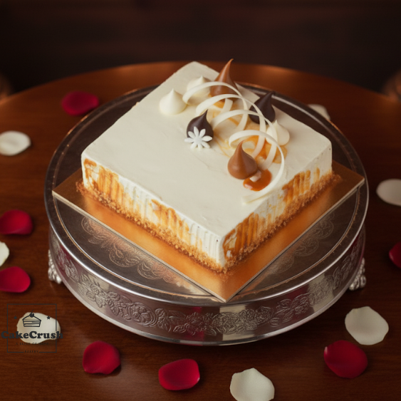 Gold Dust Caramel Mousse Cake