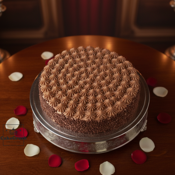 The Darkest Fudge Royale Cake in dubai