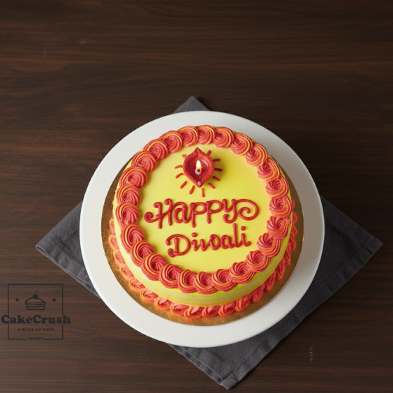 The Diwali Glow Cake