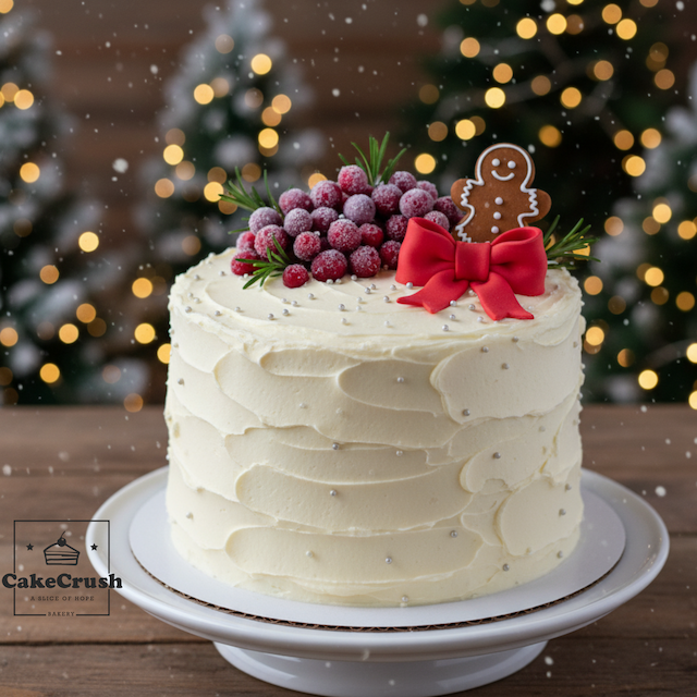 Snowfall Christmas Cheer Cake