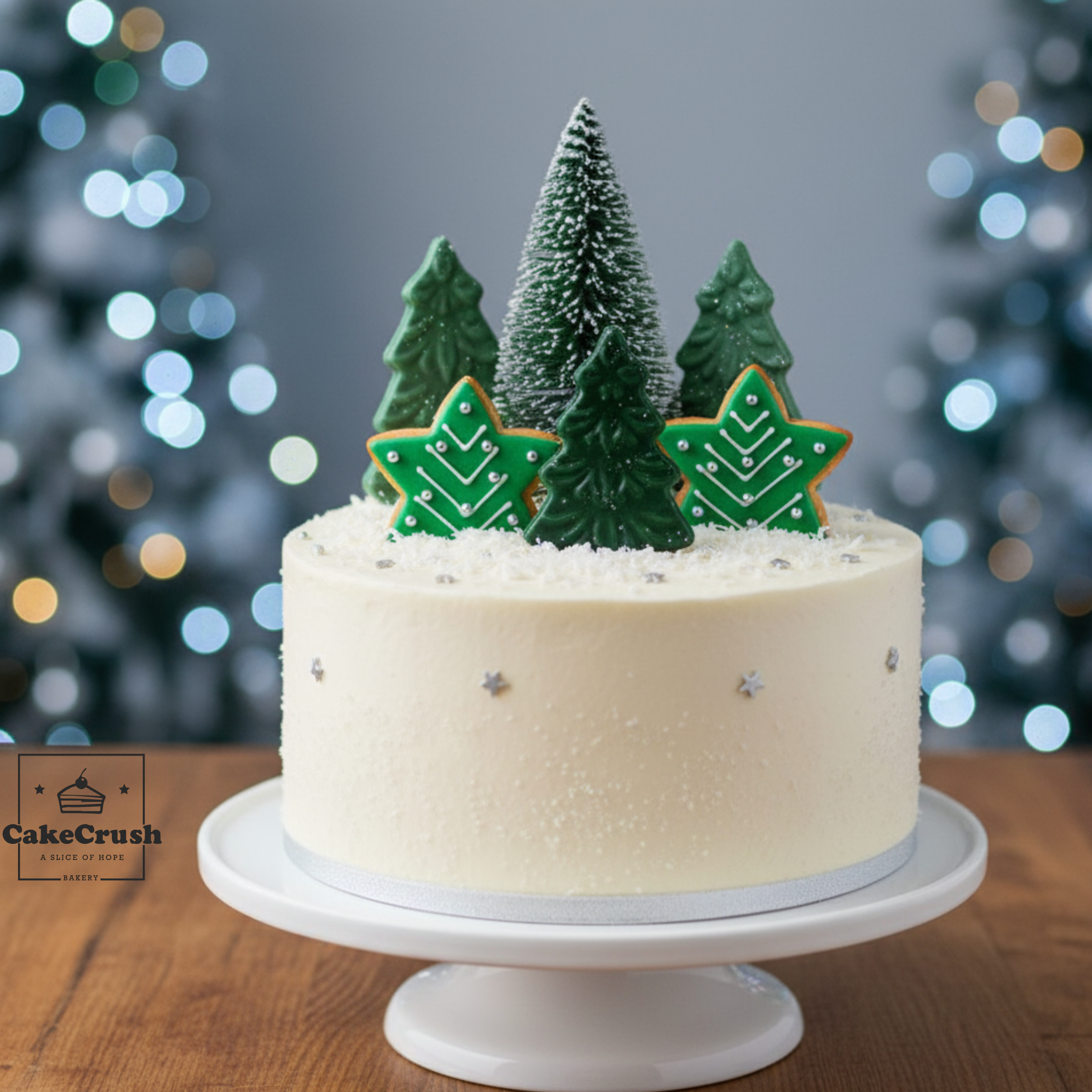 Winter Christmas Forest Torte in dubai