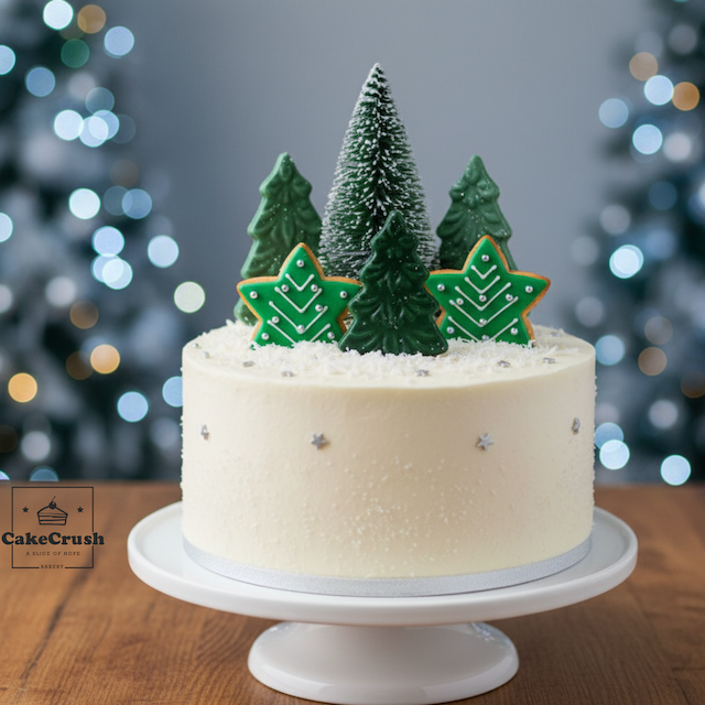 Winter Christmas Forest Torte