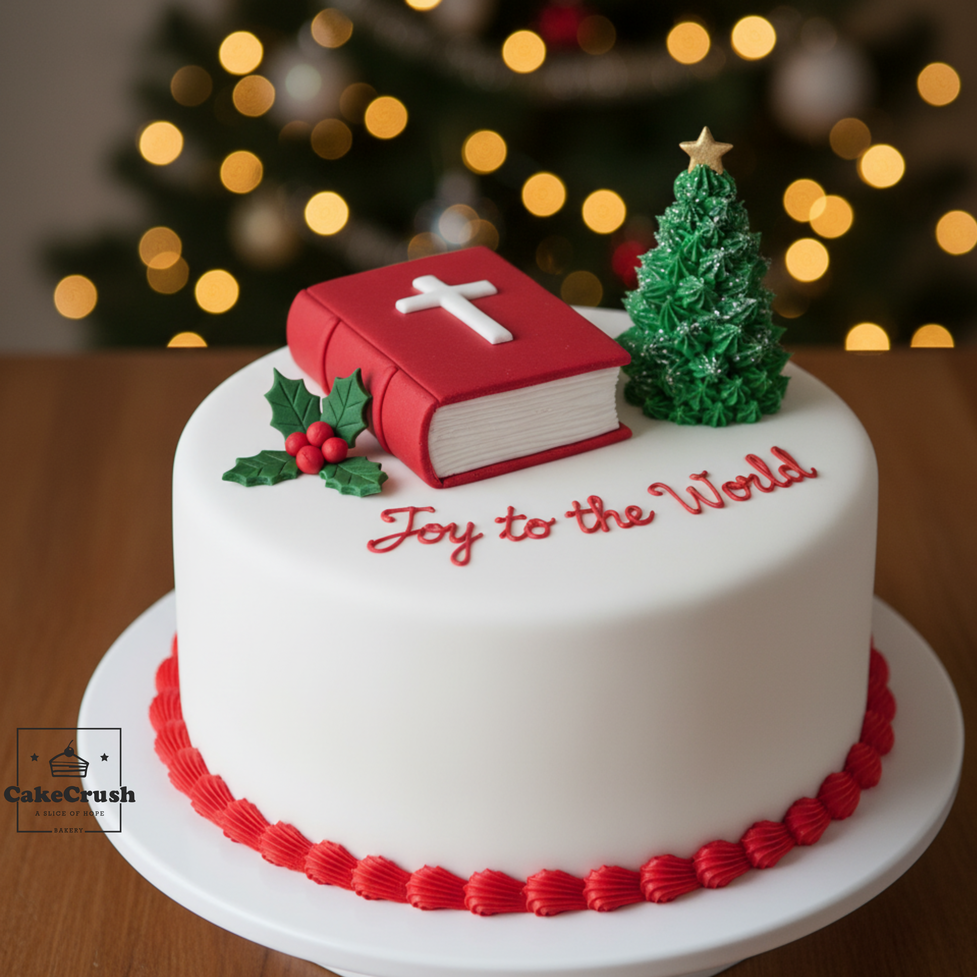 The Christmas Scripture Cake in dubai