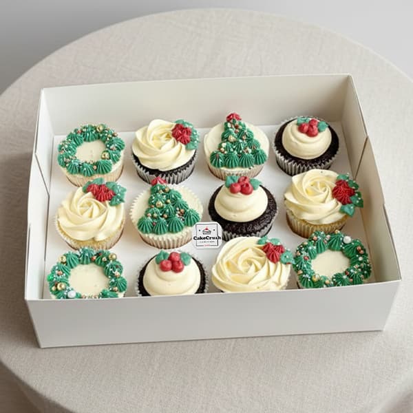 Christmas CupCakes Pack in dubai