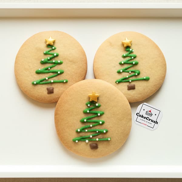 Christmas Star Trees Cookies in dubai
