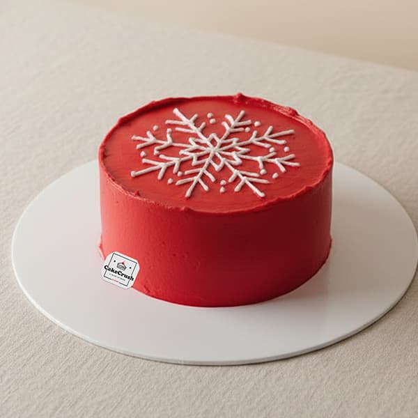 The Snowflake Christmas Cake