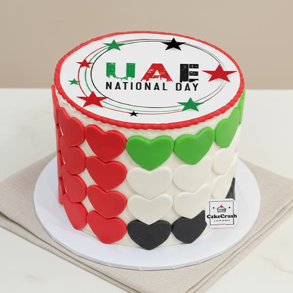Union of Hearts UAE National Cake
